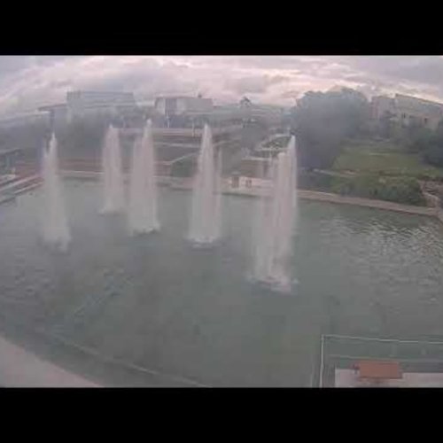Ithaca College Campus Live Webcam: Fountains & South Hill Views