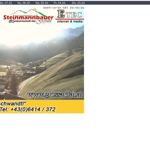Grossarltal Valley End Webcam: Steinmannbauer, Großarl, Austria ⛰️