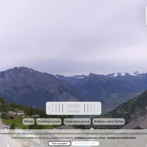 Verbier Téléverbier Sa Tzoumaz Live View