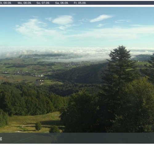 Grünberg Summit Live: Panoramic Views from Gmunden, Austria