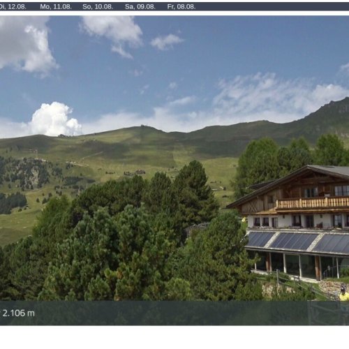 Col Raiser Webcam: Live Views of Dolomites Val Gardena