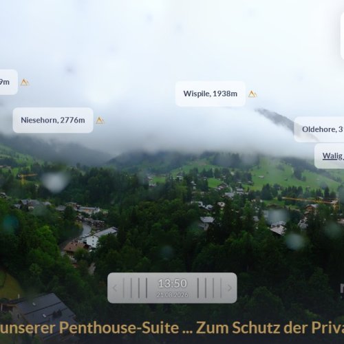 Gstaad Palace Live Webcam: Panoramic Views of the Swiss Alps