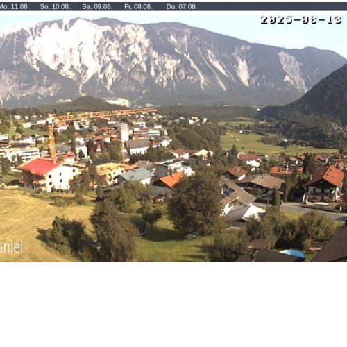 Sautens Live Webcam: Alpine Village Views from Panoramahotel Daniel