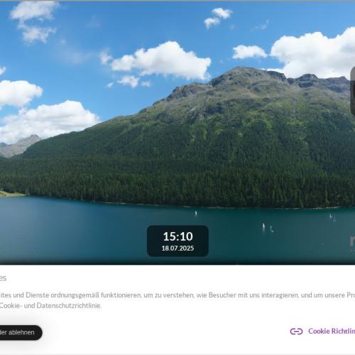 Badrutt's Palace Webcam: Live St. Moritz Panorama