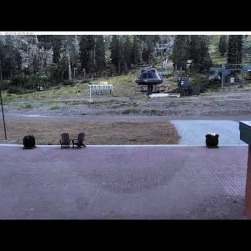 Live View of Palisades Tahoe Alpine Lodge Base Area