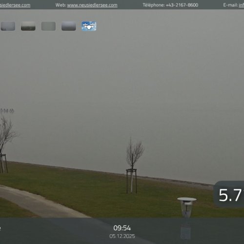 Live Webcam: Podersdorf am See & Neusiedler See, Austria