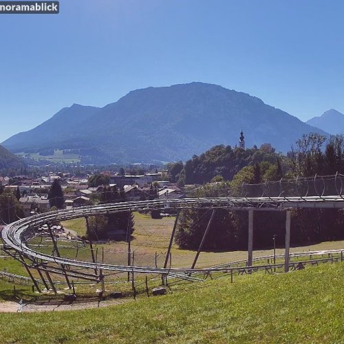 Ruhpolding Panorama Cam: Live Bavarian Alps View & Luge Track