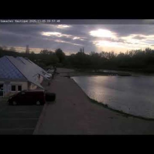 Gamaches Nautique Live Webcam: Villes Sœurs River View 
