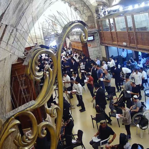 Western Wall Tunnels Live Webcam, Jerusalem