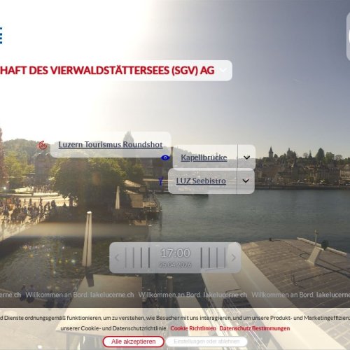 Luzerner SGV Lake Lucerne Webcam: Live Views of Switzerland