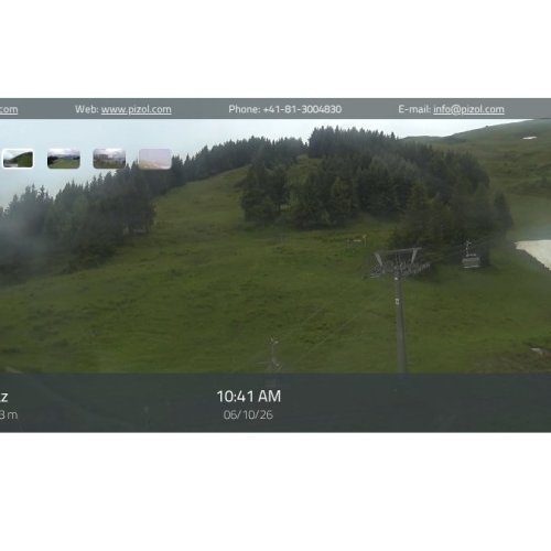 Live View from Pizol's Pardiel Slope at 1,633m