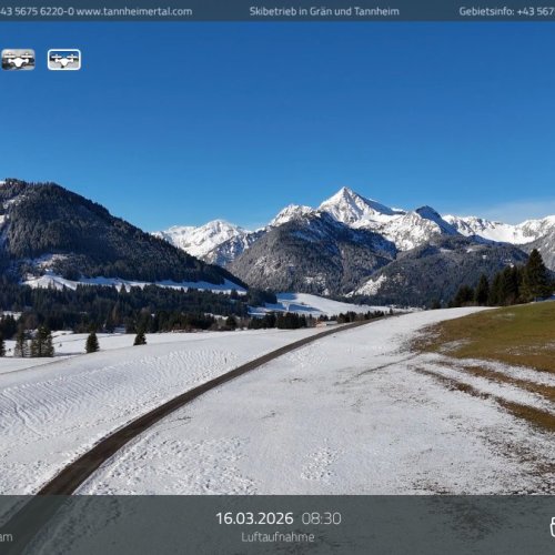 Tannheim Valley Live Webcam: Austrian Alps & Mountain Views