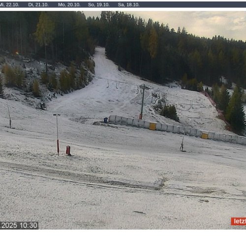 Gerlitzen Mittelstation Kanzelhöhe Live Webcam: Ski Slopes & Mountain Views