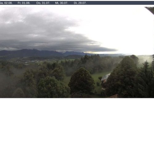 Hochberg Traunstein Live Webcam: Bavarian Alps Panorama