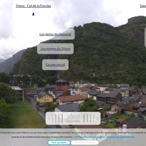 Vallée Du Trient: Live Views From Vernayaz, Switzerland