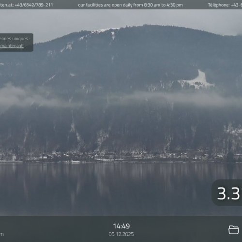 Live Webcam: Zell am See & Thumersbach, Austria