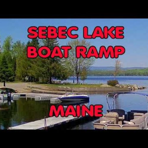 Sebec Lake Boat Ramp Live View