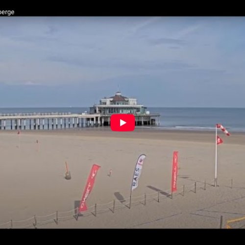 Blankenberge Beach & Pier Live Webcam, West Flanders, Belgium