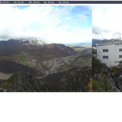 Predigtstuhl III Live Webcam: Panoramic Views of Bad Reichenhall