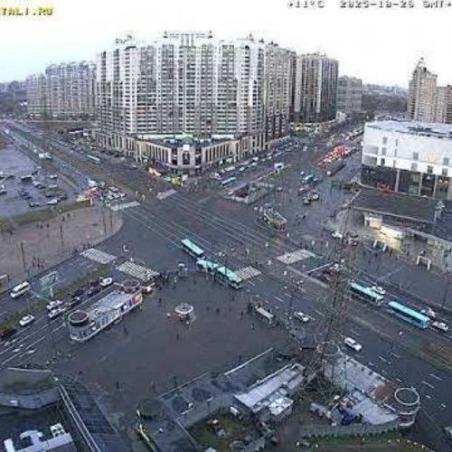 Kolomyazhskiy Avenue Live Webcam, Saint Petersburg, Russia