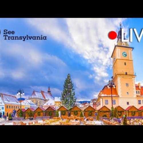 Brașov Old Town Square Live Webcam