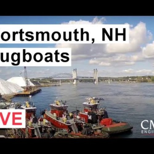 Tugboats on the Piscataqua River Live View