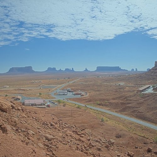 Monument Valley Live Webcam: Goulding's Lodge View
