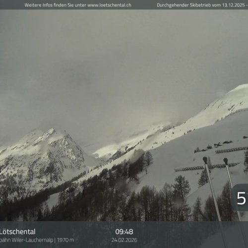 Wiler Lauchernalp Live Webcam: Swiss Alps Ski Conditions & Mountain Views