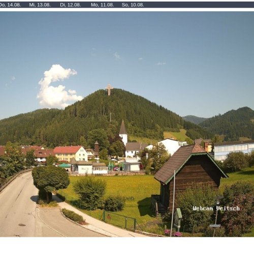 Veitsch Valley Live Webcam: Austrian Alps Village & Hohe Veitsch Views