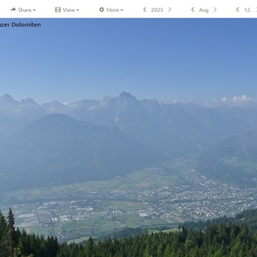 Lienz Zettersfeld Webcam: Live Views of Lienz Dolomites & Valley