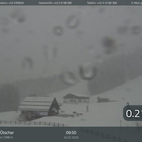 Lackenhof am Ötscher Live Cam: Eibenkogl Mountain Station in HD