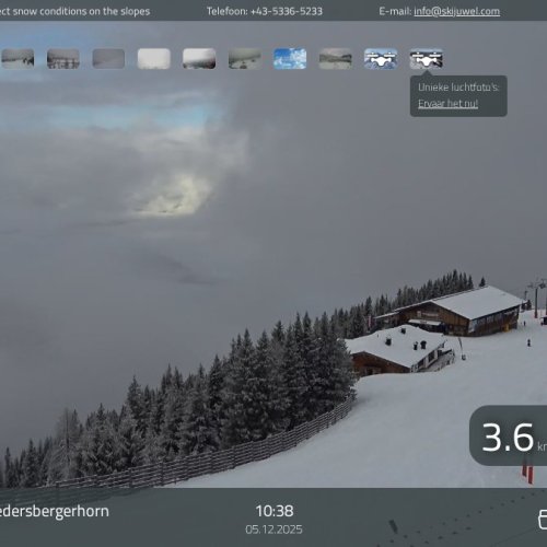 Live Webcam: Alpbachtal Wiedersbergerhorn Ski Resort, Austria