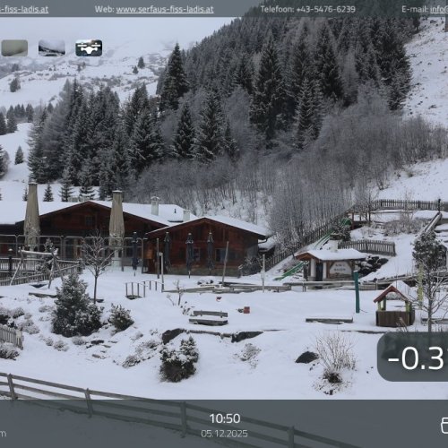 Live Webcam Serfaus: Königsleithe Alpine View in HD