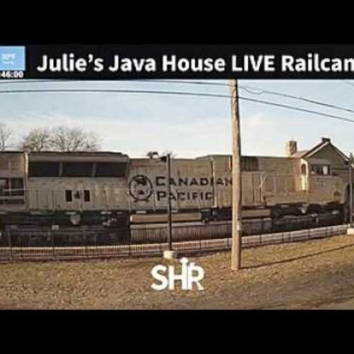 Columbus, Wisconsin Live View - Train Activity and Scenic Surroundings