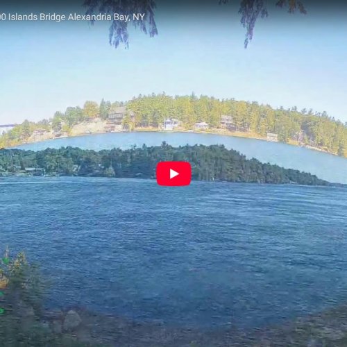 Thousand Islands Bridge Live Webcam: Alexandria Bay, NY