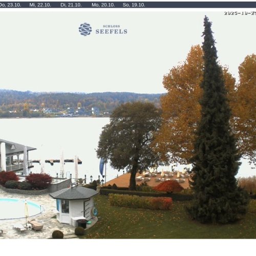 Live Webcam: Hotel Schloss Seefels on Wörthersee, Pörtschach, Austria