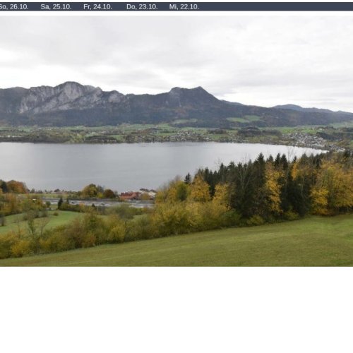 Mondsee Live Webcam: Scenic Austrian Lake and Alps View
