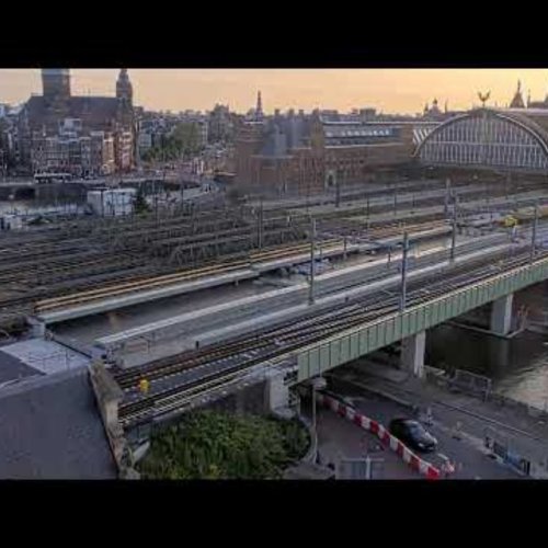 De Vijf Bruggen Railway Crossing Live View