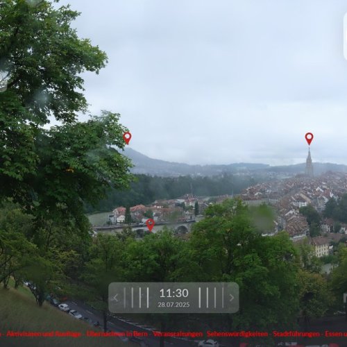 Bern Rosengarten Webcam: Live Views of Switzerland's Capital