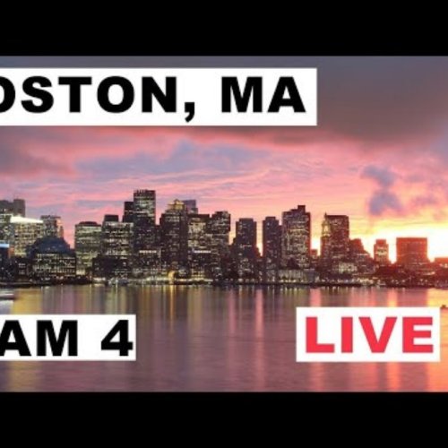 Boston Skyline Live Webcam: View from the Harbor
