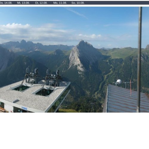 Col Dei Rossi, Canazei, 2382m - Live Webcam Dolomites