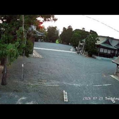 Kuniyasu Tenmangu Shrine Grounds Live Cam | Shimonoseki, Japan