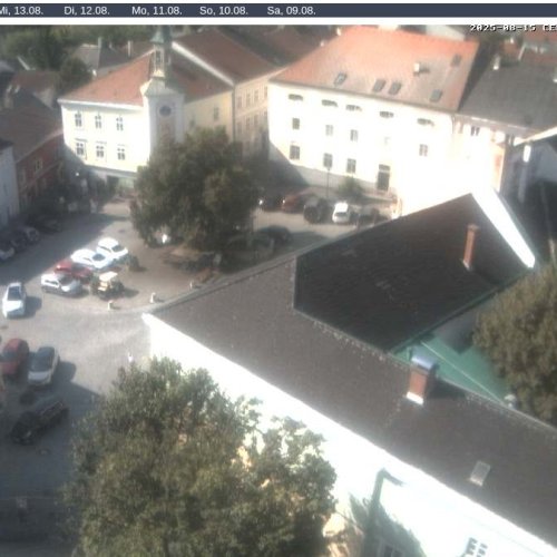 Ybbs an der Donau Town Square Live Webcam