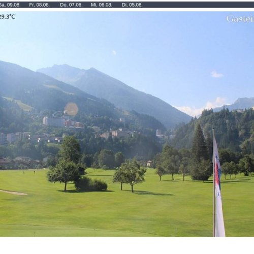Bad Gastein Golf Club Live Webcam: Alpine Views