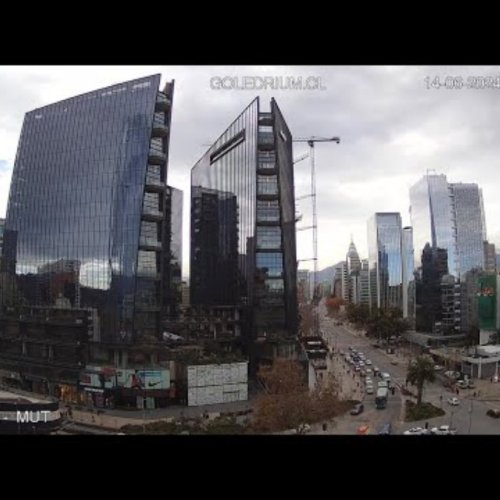 Live Webcam: Santiago's Tobalaba Urban Hub & Andes Panorama