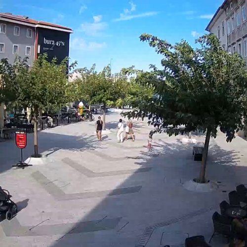 Pavlin Square Live Camera: Senj City Center, Croatia