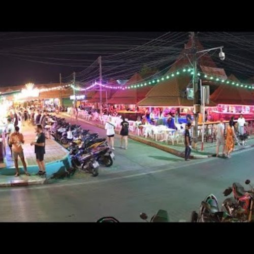 Chaweng Beach Road Live Webcam: Samui Nightlife & Street View