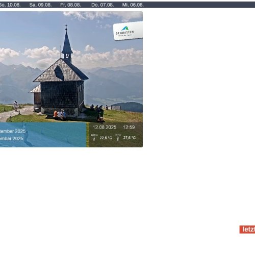 Schmittenhöhe Live Webcam: Alpine Views from Zell am See