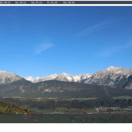 Kolsassberg Live Webcam: Panoramic Karwendel Alps View