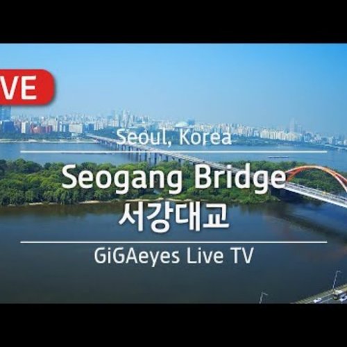 Seogang Bridge Han River Seoul Live Webcam